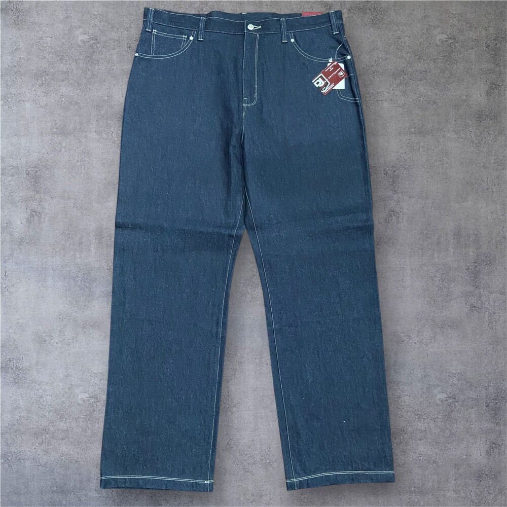 Def Jam University Vintage Y2K Baggy Skater Grunge Denim Blue Jeans Mens 40 x 34